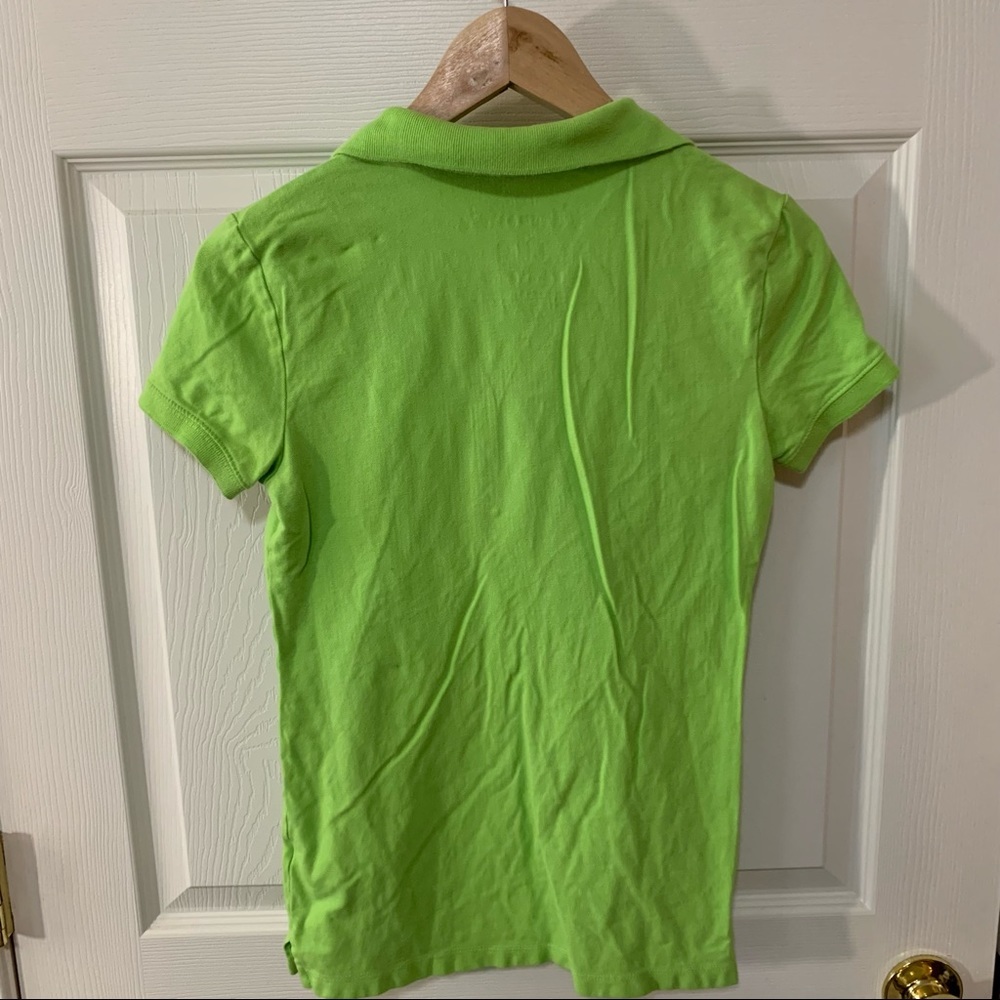 NWOT Aeropostale Neon Stretch Polo - Picture 3 of 3
